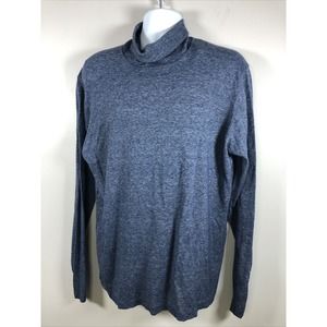 New Zachary Prell Men's Blue Hess Turtleneck Pullover Sweater Size XL